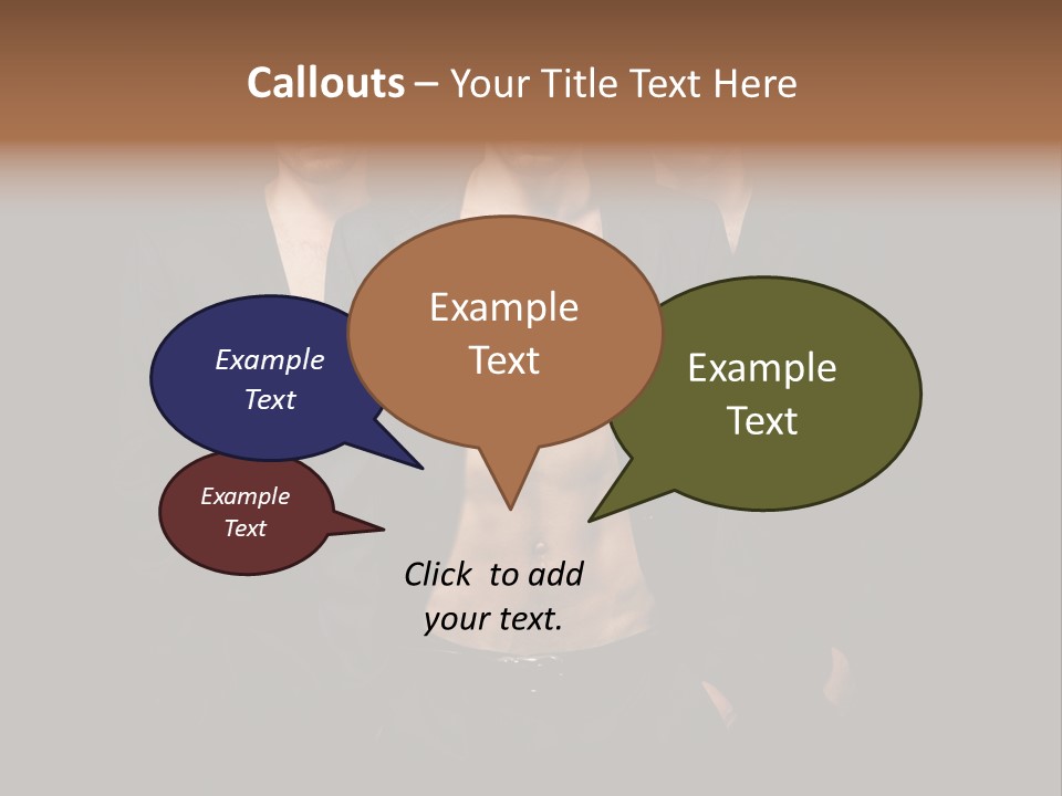 Fashion Boy Student PowerPoint Template