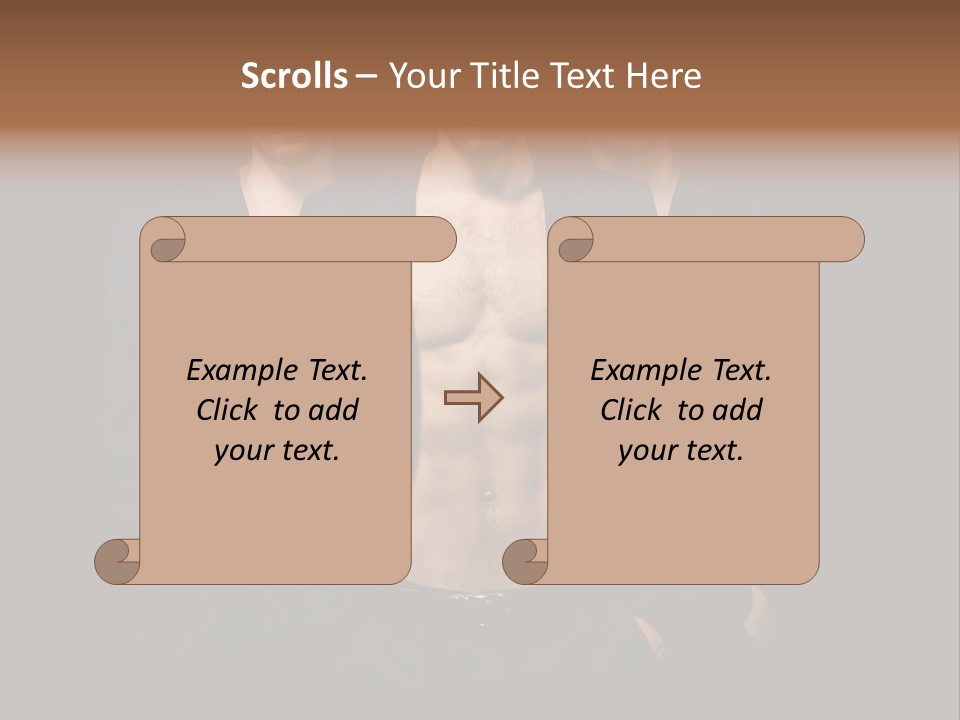 Fashion Boy Student PowerPoint Template