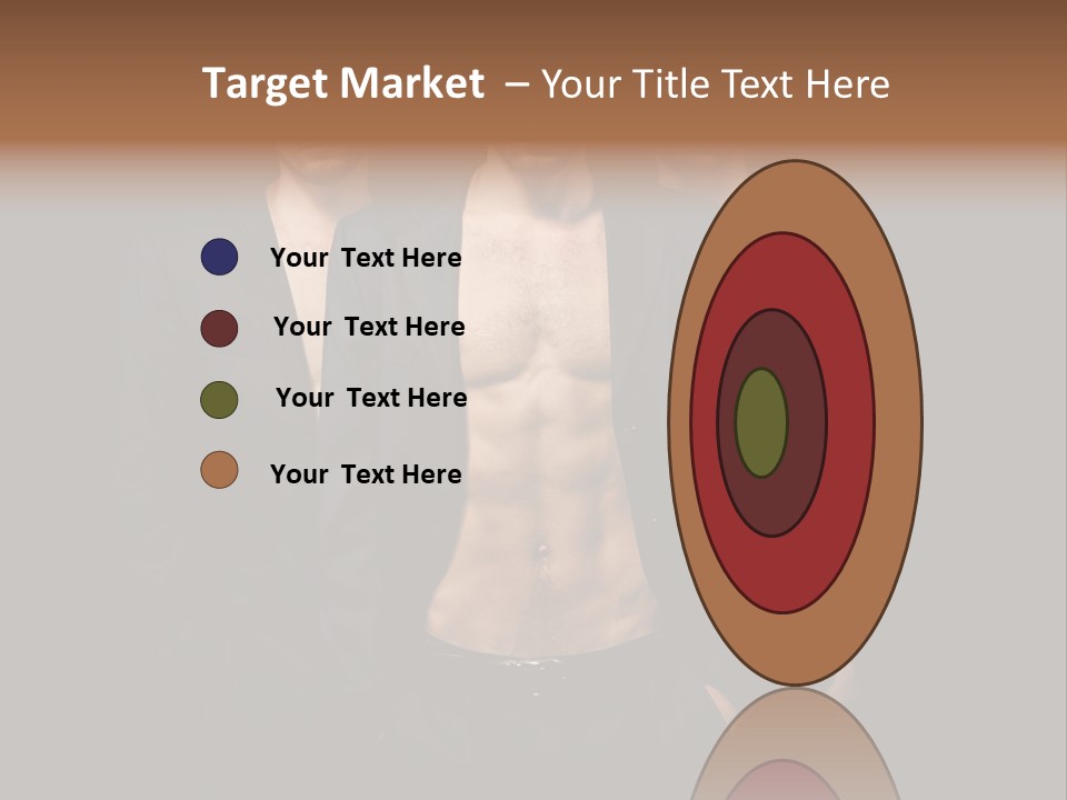 Fashion Boy Student PowerPoint Template