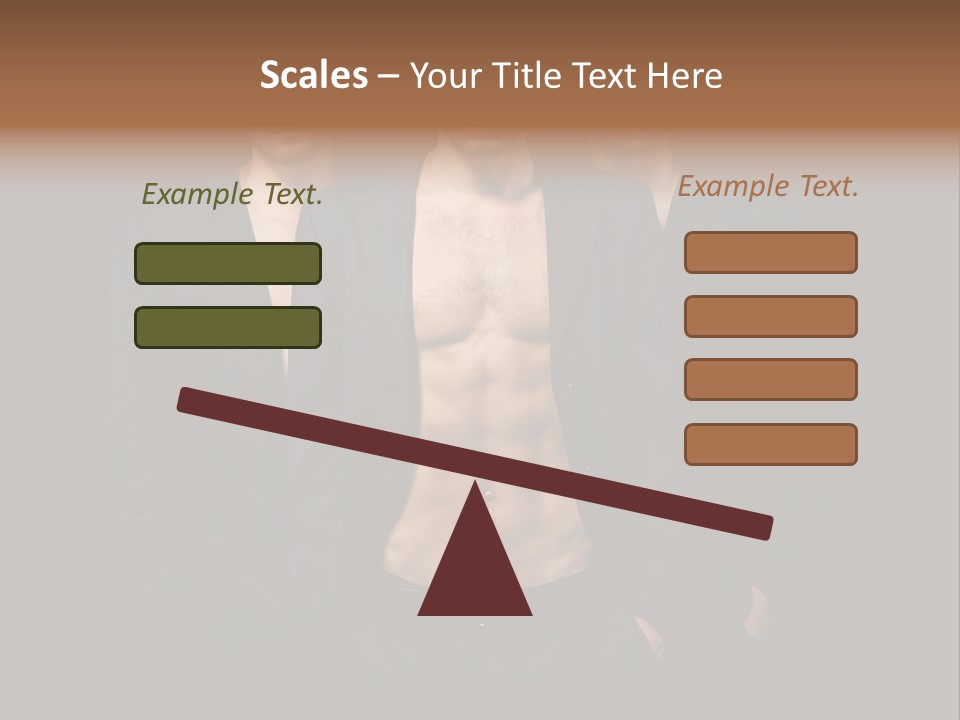 Fashion Boy Student PowerPoint Template