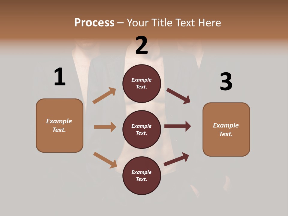 Fashion Boy Student PowerPoint Template