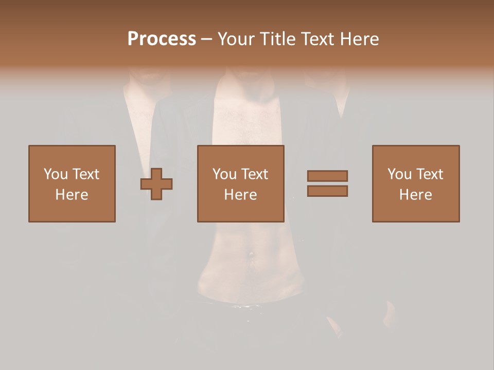 Fashion Boy Student PowerPoint Template