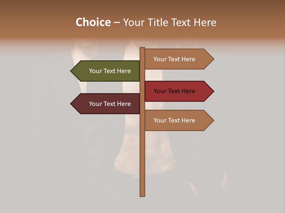 Fashion Boy Student PowerPoint Template