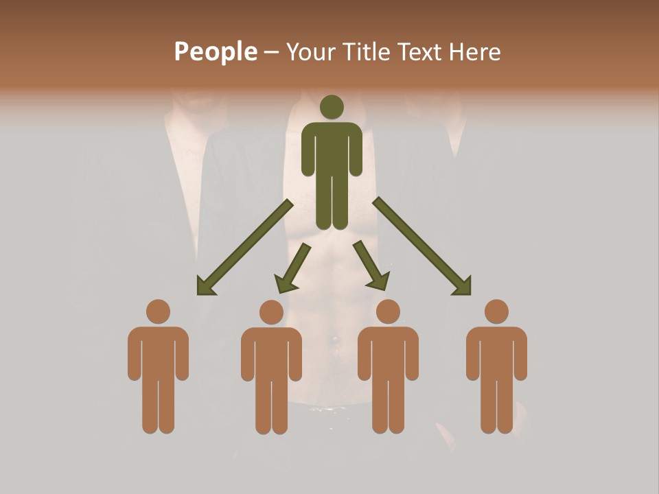 Fashion Boy Student PowerPoint Template