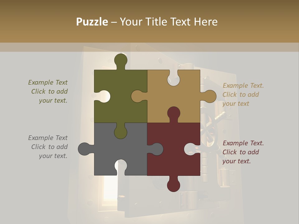 Hole Bank Finance PowerPoint Template