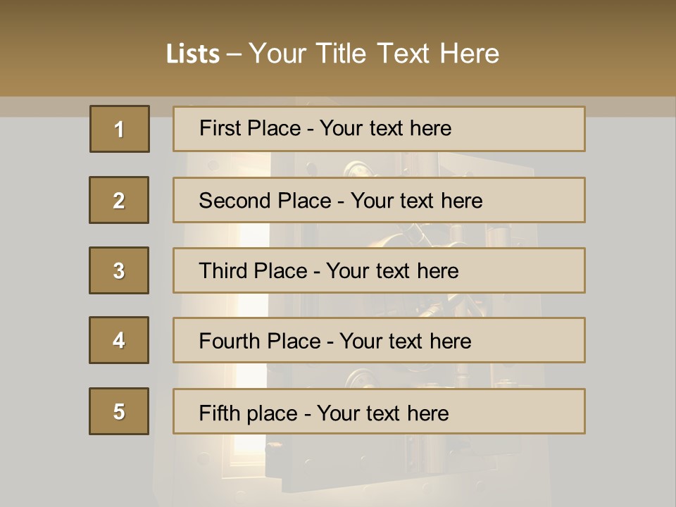 Hole Bank Finance PowerPoint Template