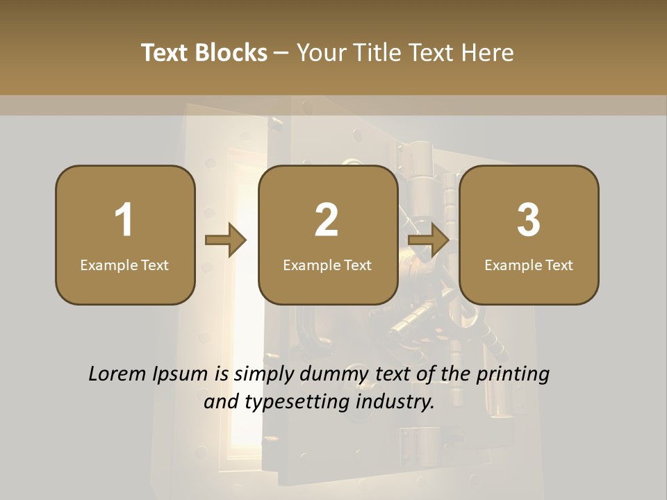 Hole Bank Finance PowerPoint Template