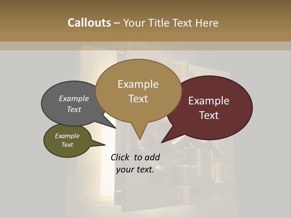 Hole Bank Finance PowerPoint Template