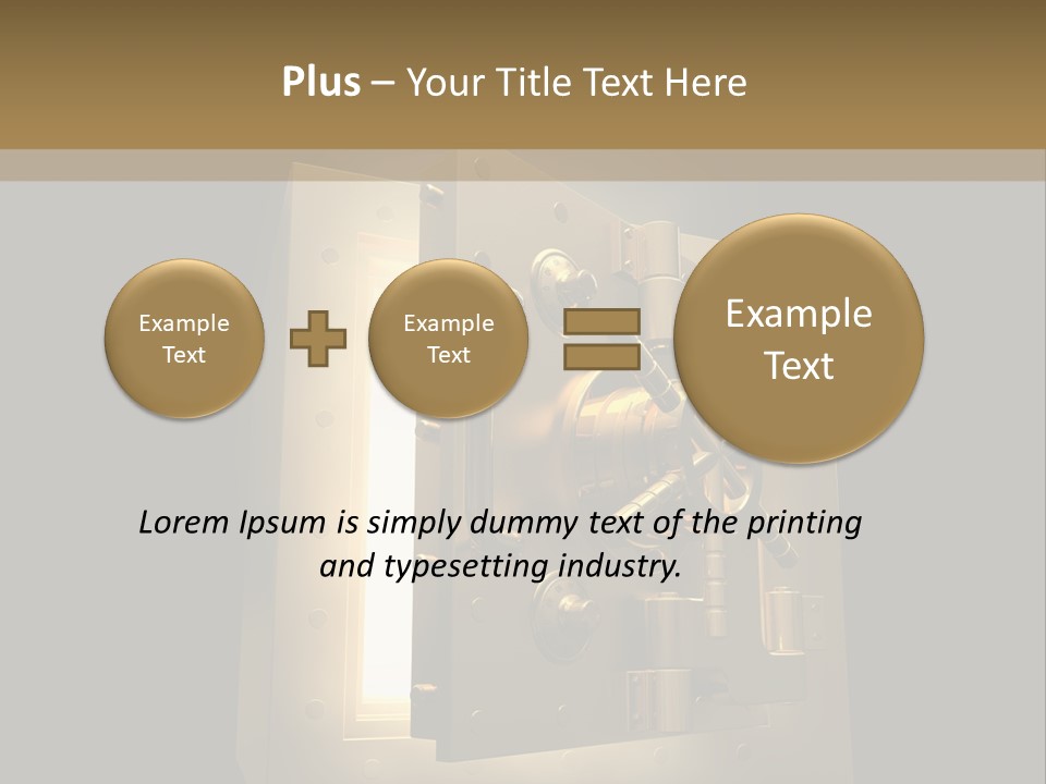 Hole Bank Finance PowerPoint Template