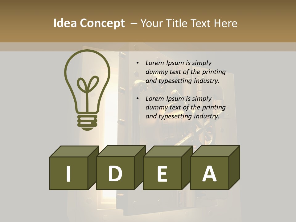 Hole Bank Finance PowerPoint Template