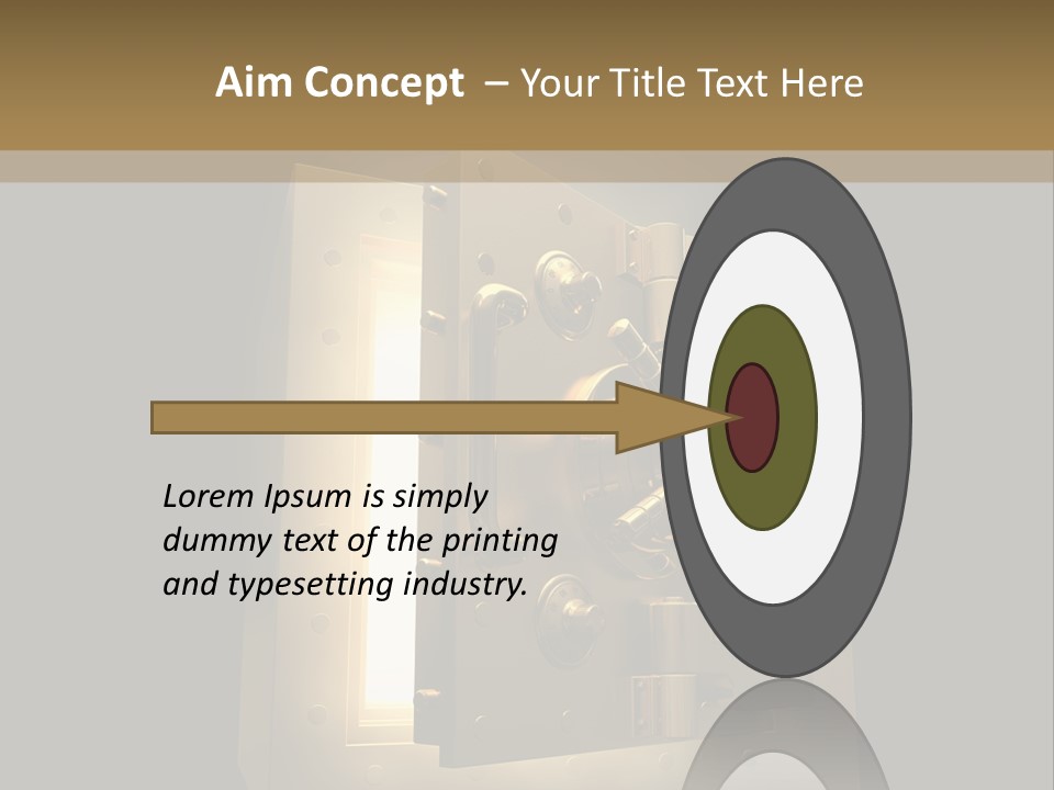 Hole Bank Finance PowerPoint Template