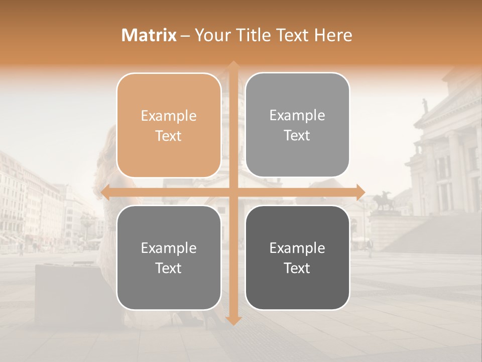 Beautiful Luggage Suitcase PowerPoint Template