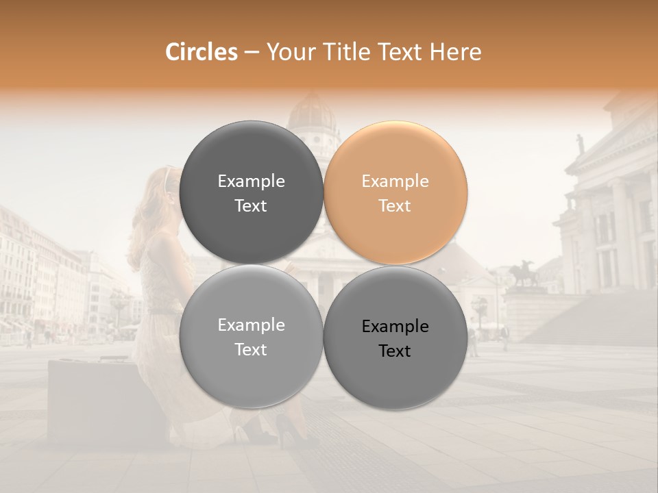 Beautiful Luggage Suitcase PowerPoint Template