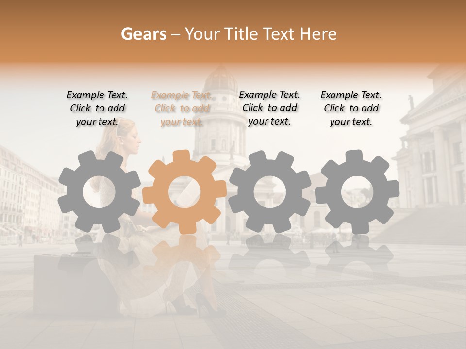 Beautiful Luggage Suitcase PowerPoint Template