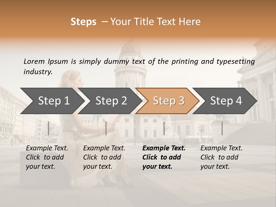 Beautiful Luggage Suitcase PowerPoint Template
