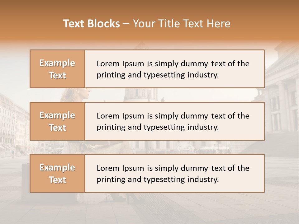 Beautiful Luggage Suitcase PowerPoint Template