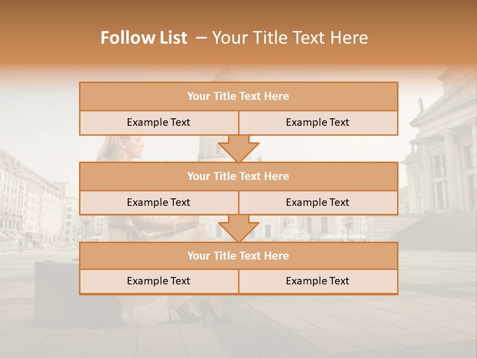 Beautiful Luggage Suitcase PowerPoint Template