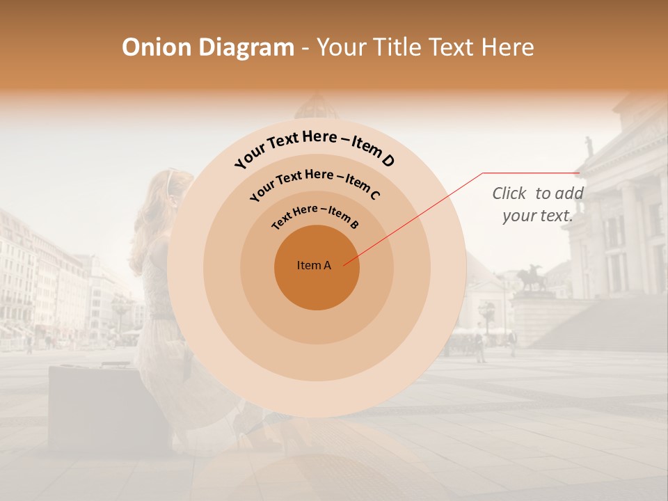 Beautiful Luggage Suitcase PowerPoint Template