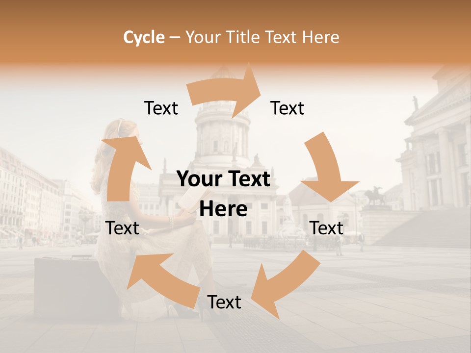 Beautiful Luggage Suitcase PowerPoint Template