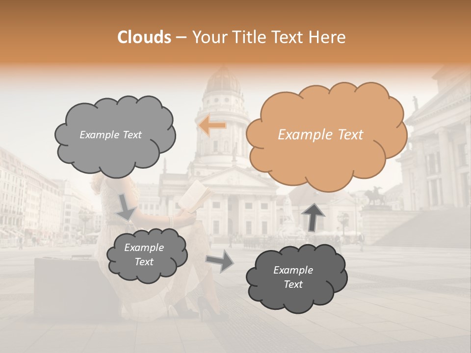 Beautiful Luggage Suitcase PowerPoint Template