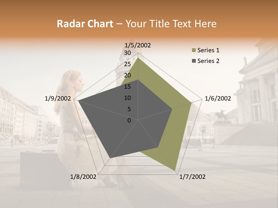 Beautiful Luggage Suitcase PowerPoint Template