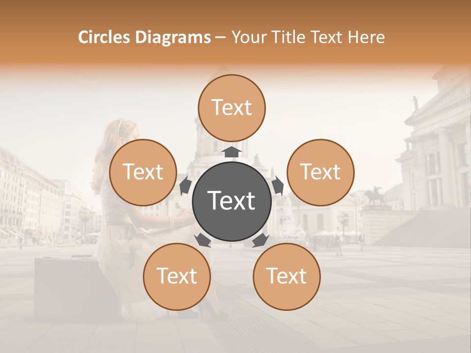 Beautiful Luggage Suitcase PowerPoint Template