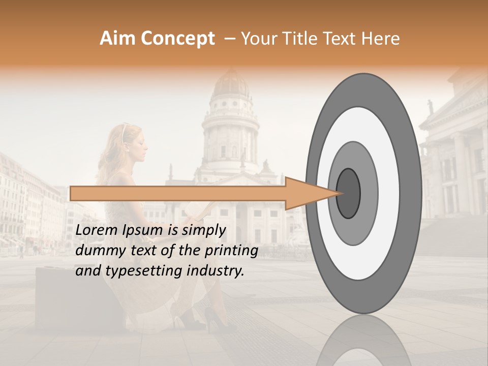 Beautiful Luggage Suitcase PowerPoint Template