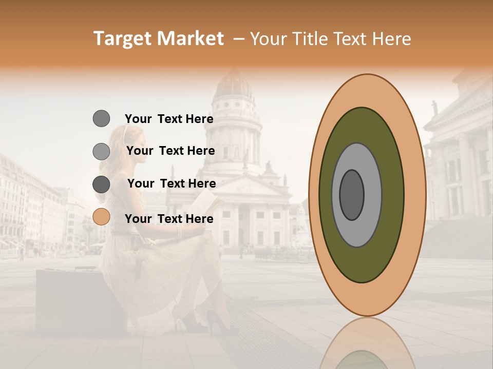 Beautiful Luggage Suitcase PowerPoint Template