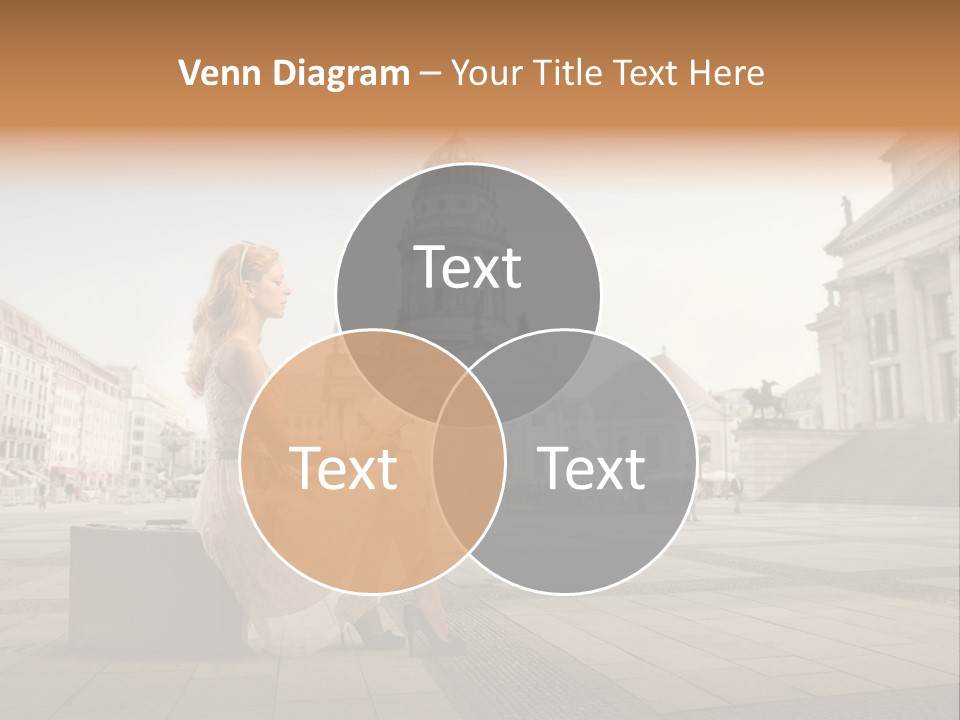 Beautiful Luggage Suitcase PowerPoint Template