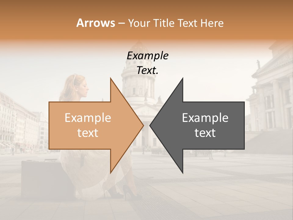 Beautiful Luggage Suitcase PowerPoint Template