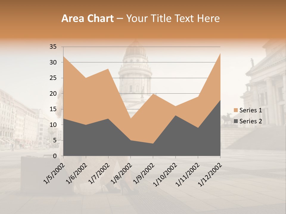 Beautiful Luggage Suitcase PowerPoint Template