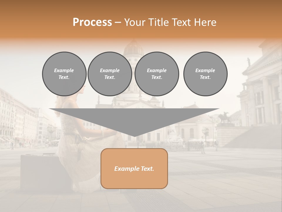 Beautiful Luggage Suitcase PowerPoint Template