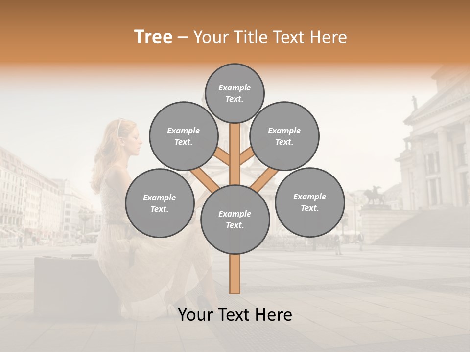 Beautiful Luggage Suitcase PowerPoint Template