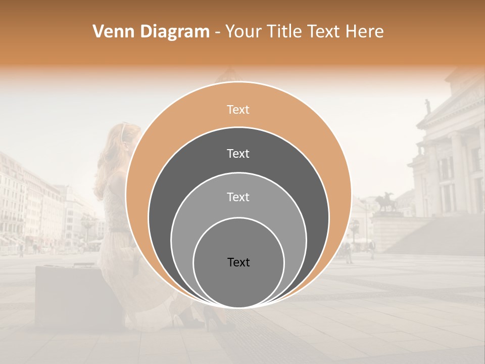 Beautiful Luggage Suitcase PowerPoint Template