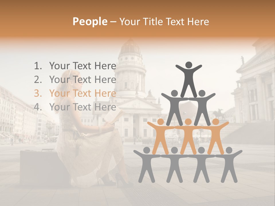 Beautiful Luggage Suitcase PowerPoint Template