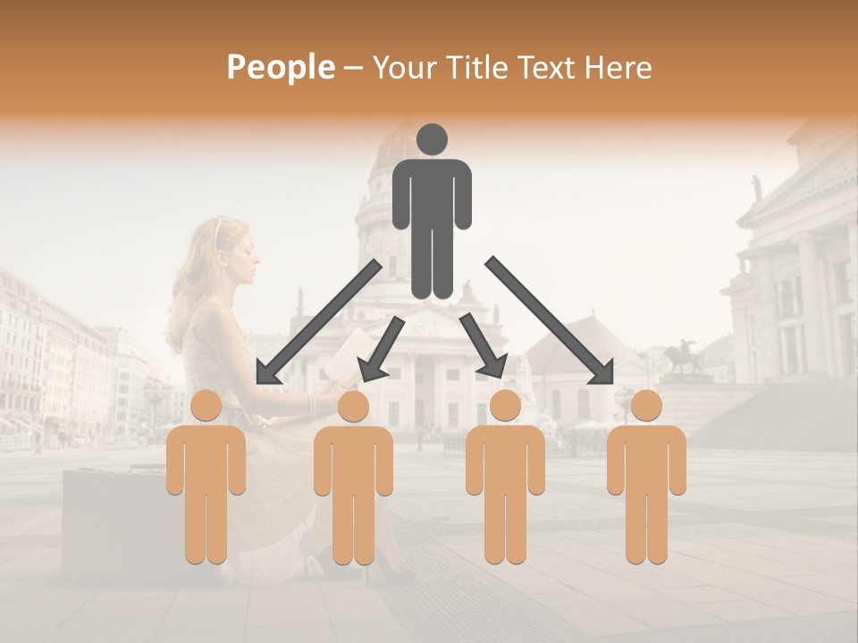 Beautiful Luggage Suitcase PowerPoint Template