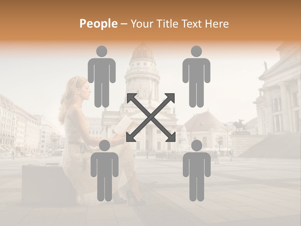 Beautiful Luggage Suitcase PowerPoint Template