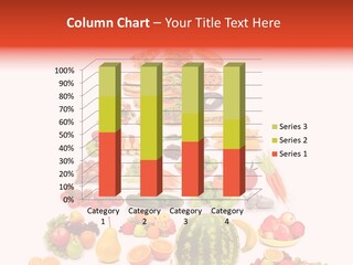 Isolated Fat Weight PowerPoint Template