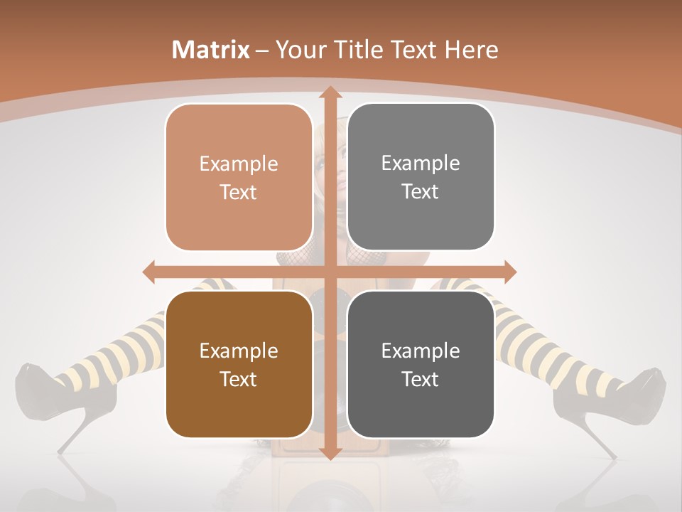 Blonde Fun Level PowerPoint Template