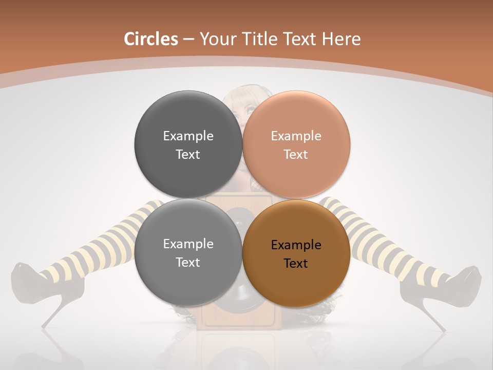 Blonde Fun Level PowerPoint Template