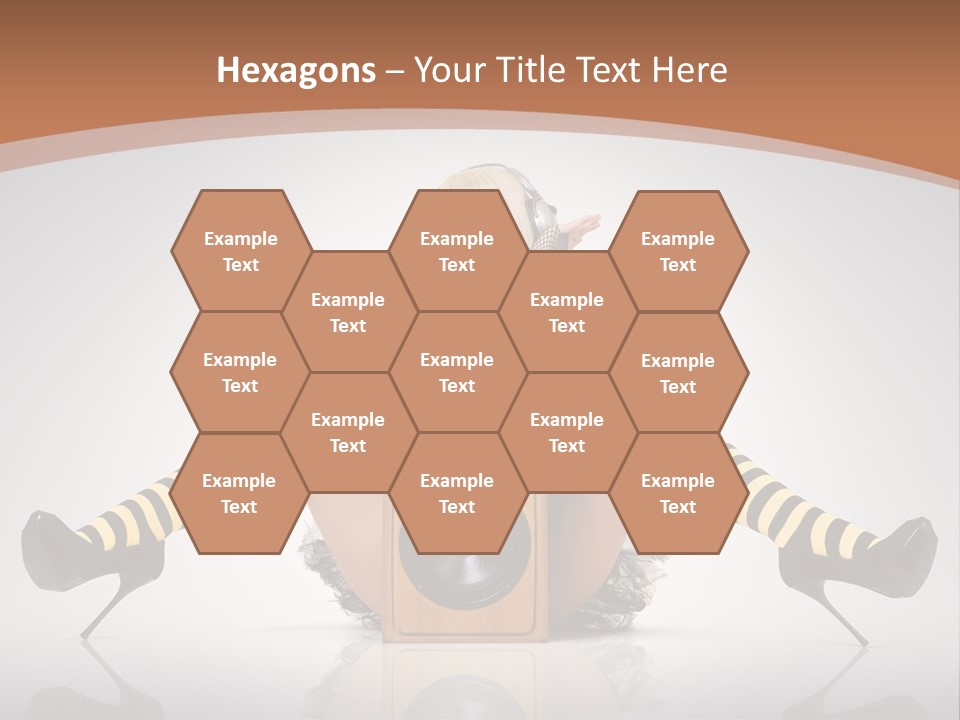 Blonde Fun Level PowerPoint Template