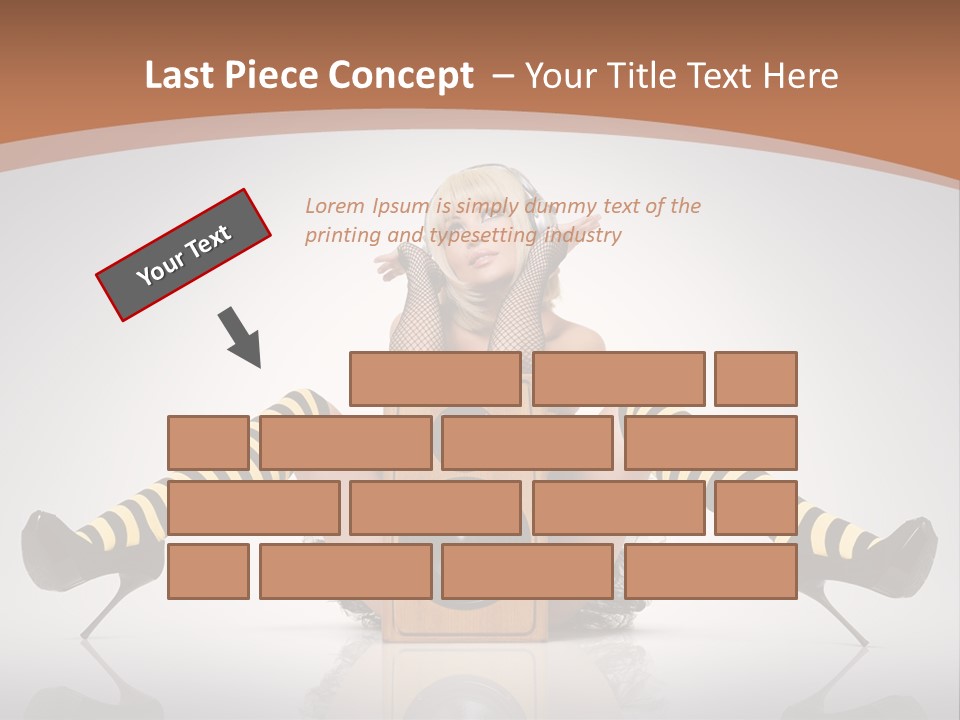 Blonde Fun Level PowerPoint Template