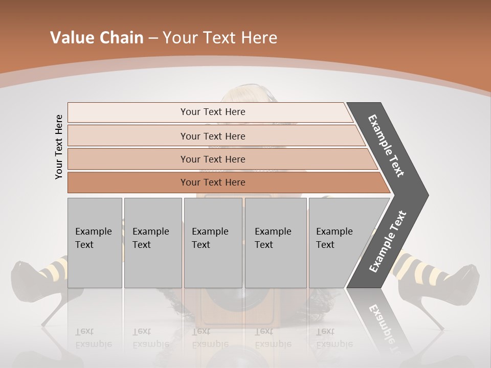 Blonde Fun Level PowerPoint Template