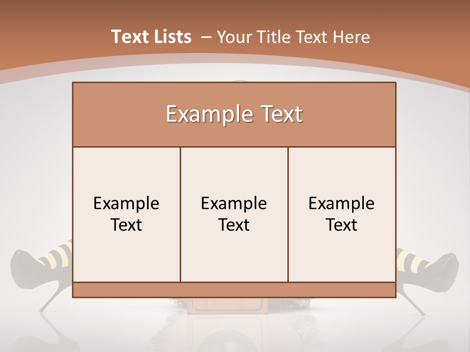 Blonde Fun Level PowerPoint Template