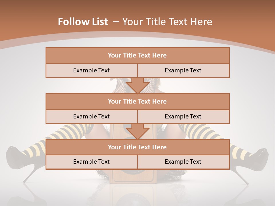 Blonde Fun Level PowerPoint Template