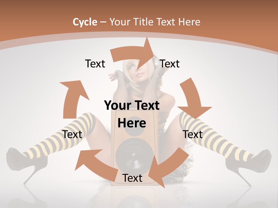 Blonde Fun Level PowerPoint Template