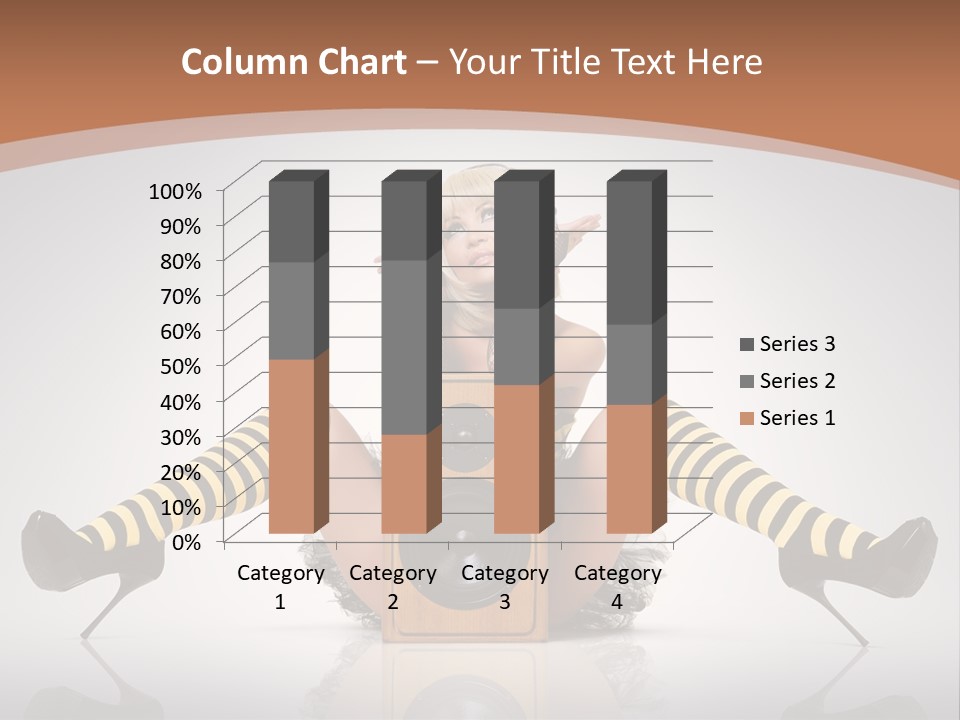 Blonde Fun Level PowerPoint Template