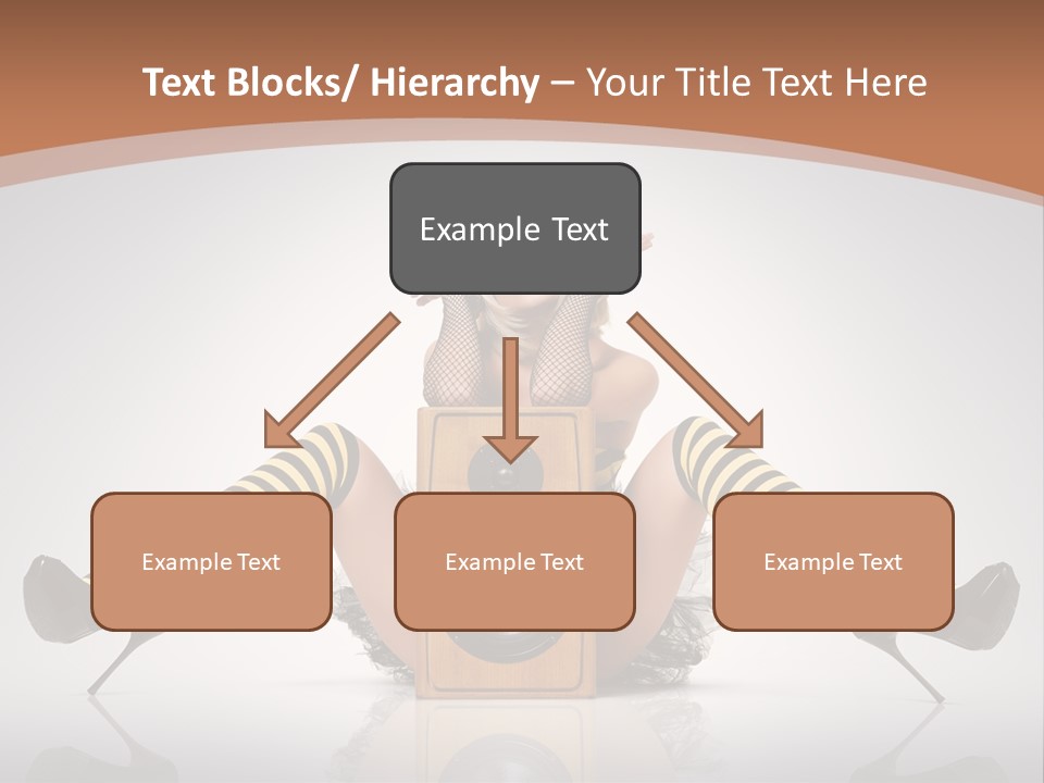 Blonde Fun Level PowerPoint Template