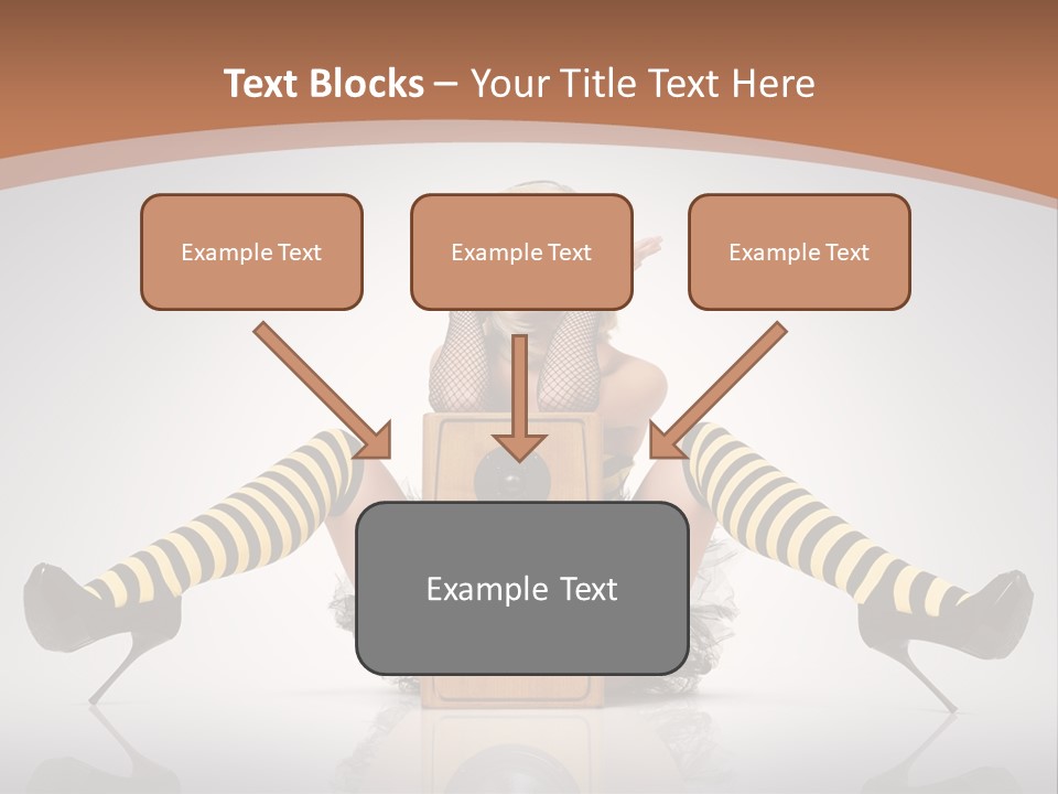 Blonde Fun Level PowerPoint Template
