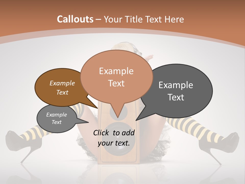 Blonde Fun Level PowerPoint Template